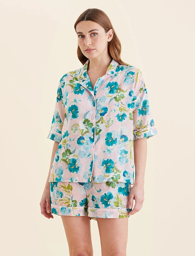 Audrey Floral Boxer PJ Set 5 Audrey Floral Boxer PJ Set - Image 3