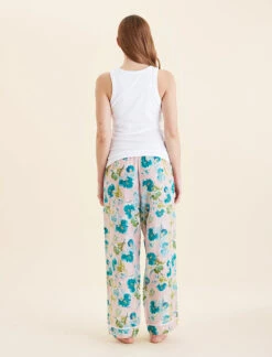 Audrey Floral Full Length Pant -Claudia Sale Shop 25300 1642 AudreyFloralFLPant LacePink 0004