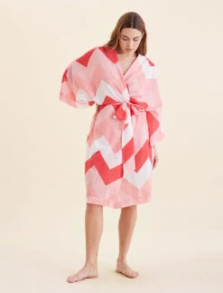 Ava Kimono Midi Robe -Claudia Sale Shop 25303 1639 AvaMidiRobe Geranium 0001