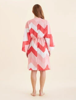 Ava Kimono Midi Robe -Claudia Sale Shop 25303 1639 AvaMidiRobe Geranium 0004