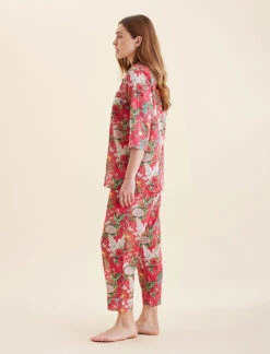 Clara Crop PJ Set -Claudia Sale Shop 25305 1640 ClaraCropPJSet Geranium 0004