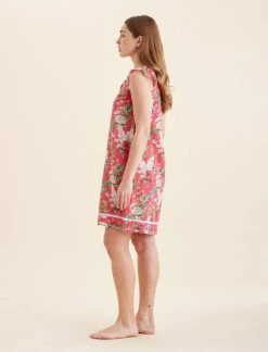 Clara Flutter Nightie -Claudia Sale Shop 25306 1640 ClaraFlutterNightie Geranium 0003