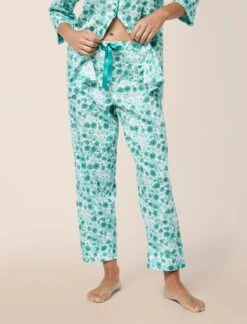 Florence Crop PJ Set -Claudia Sale Shop 25309 1641 FlorenceCropPJSet PaleTurqouise 0001 247