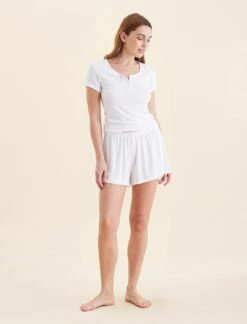 Pointelle Boxer PJ Set