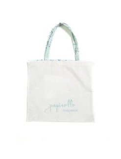 100% Recycled Assorted Tote Bag -Claudia Sale Shop Cherry Blossom Tote Bag Back Flatlay Papinelle Web 1b65feda 93ac 44de 974a 492becebaebd