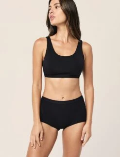 Emily Boy Short Sleep Briefs -Claudia Sale Shop KNA09 11 EmilyBoyShortSleepKnicker Black 0001 200