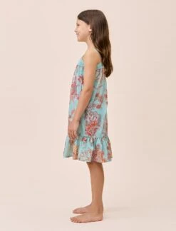 Coco Girls Strappy Nightgown -Claudia Sale Shop PP 25622 1543 CocoGirlsStrappyNightie Eggshell 002