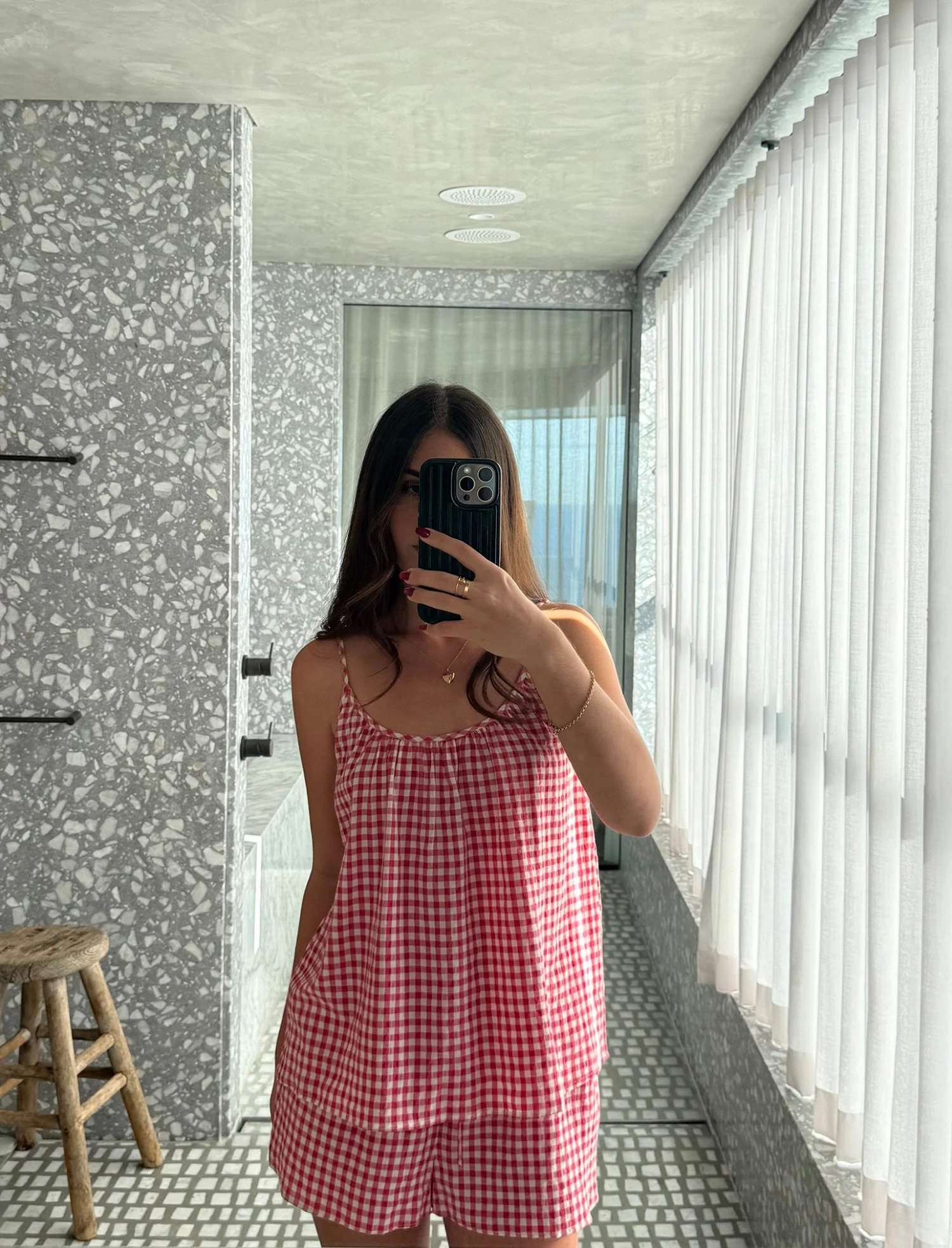 Seersucker Cami Boxer PJ Set 3 Seersucker Cami Boxer PJ Set