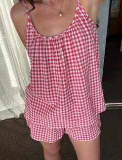 Seersucker Cami Boxer PJ Set 11 Seersucker Cami Boxer PJ Set -Claudia Sale Shop Photo19 6 2025 125614pm