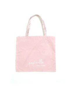 100% Recycled Assorted Tote Bag -Claudia Sale Shop Pixie Floral Tote Bag Back Flatlay Papinelle Web 37084b13 db1f 4129 a20d 1127afb2d933