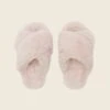Sheepy Crossover Slides -Claudia Sale Shop RE010477 SheepyCrossoverSlides Pink 0002