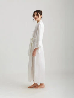 Selena Silk Maxi Robe -Claudia Sale Shop SelinaRobeWhite 0586 1e4ad318 9c85 4e64 8821 76a940c57bd7