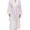 Plush Sherpa Robe & Sleep Mask Set -Claudia Sale Shop Sherpa Robe Pink Front 2 Web